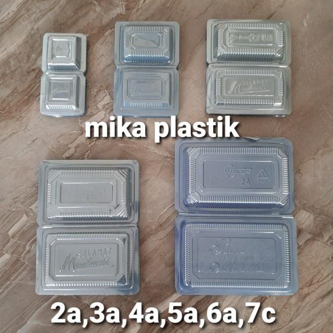 mika plastik kue/makanan uk.2a(50pcs), 3a(100pcs)