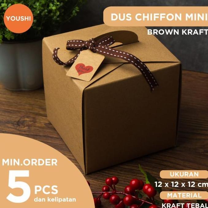 Dus Kue/Kotak Kue/Box Kue Mini/Dus Bolu/Dus Chiffon Mini/Snackbox