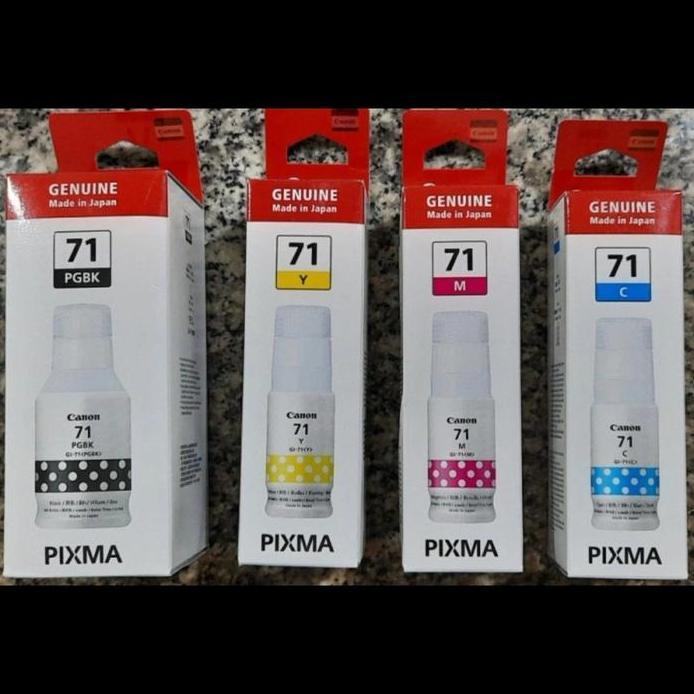 Tinta Canon GI-71 -1 Set- Tinta Canon G1020 G2020 G3020 G3060 Original