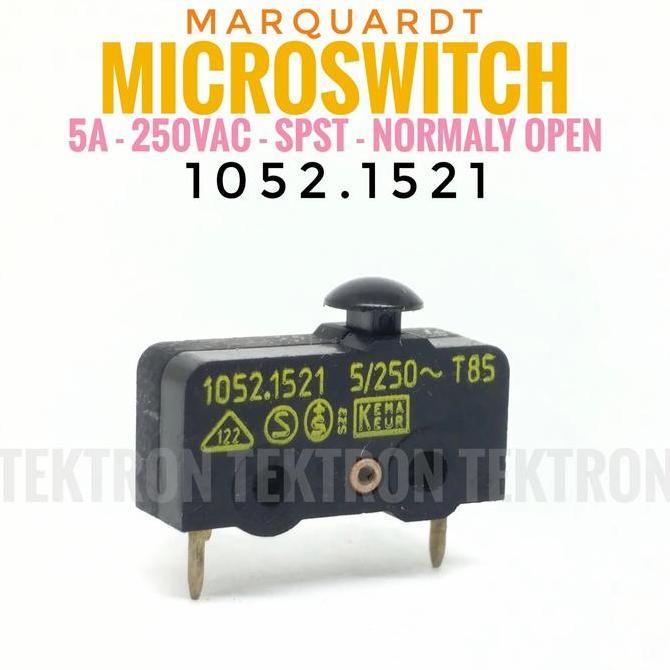 (1) Marquardt Micro Switch 2pin SPST NO 5A Microswitch 2p sw pintu alarm tek70n Segera Dapatkan