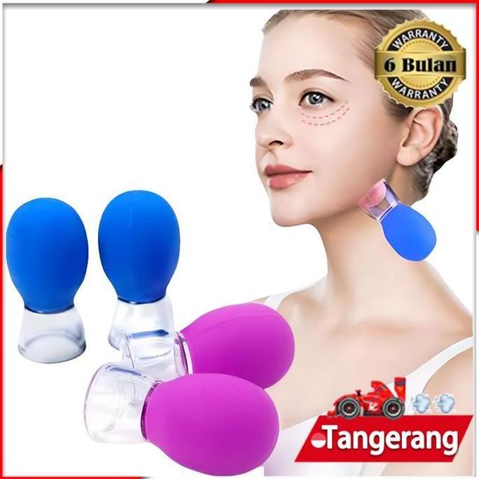 SIMATEKNO Alat Bekam Wajah Multifungsi / Perangkat Bekam Silikon Lifting / Bekam Tanpa Api Vakum