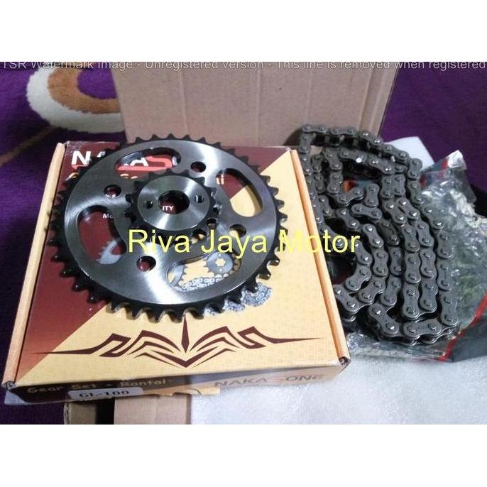 GEAR GIR SET PAKET GL 100, GL100 NAKASONE
