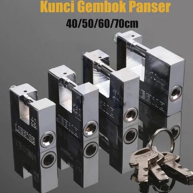 NAKAHARA Kunci Gembok Panser | Gembok Rumah Panzer | Gembok Balok Pagar Pintu Gerbang