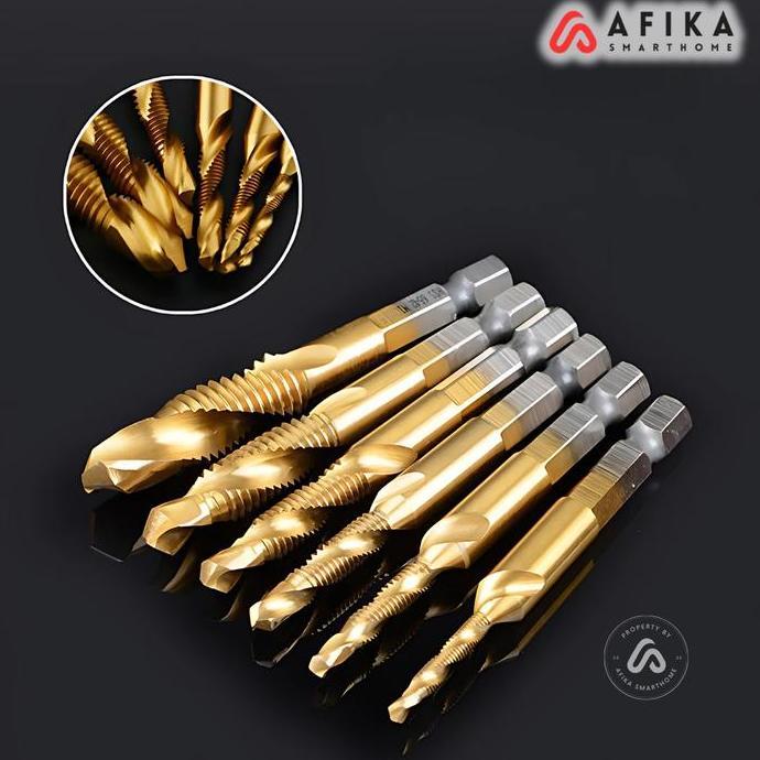 TOEVSKY Mata Bor Drill Bit Countersink HSS Enam Jenis Mata Bor