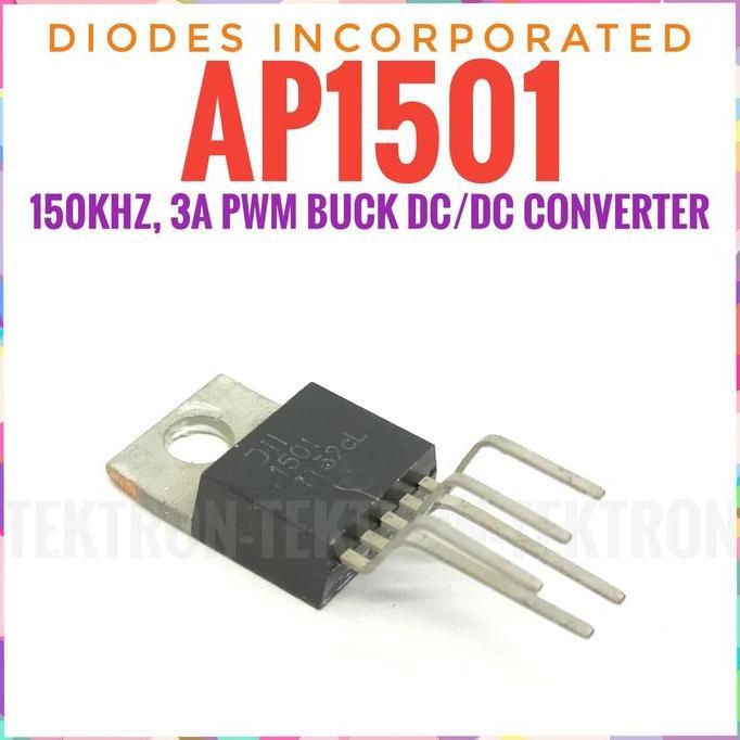 (1) Diodes Incorporated IC AP1501 1501 3A PWM Buck DC-DC Inverter asli ori tek70n Juara