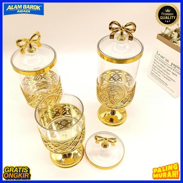 Best Seller Toples Kedap Udara/ Toples Transparan/Aesthetic Toples Akrilik /Kue Lebaran  Toples/Topl