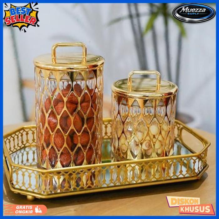 Quality Toples Lebaran Set Mewah Kristal/Toples Gold/Toples Mewah/Toples Kristal Mewah Gold Jumbo/To