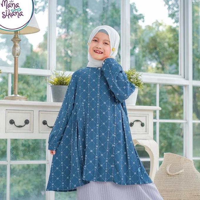 MANASIKANA Salsa Tunik Motif Etnik Anak Perempuan 2-13 Tahun (tunik saja) (TERBAIK) (TERBARU) (TERMU