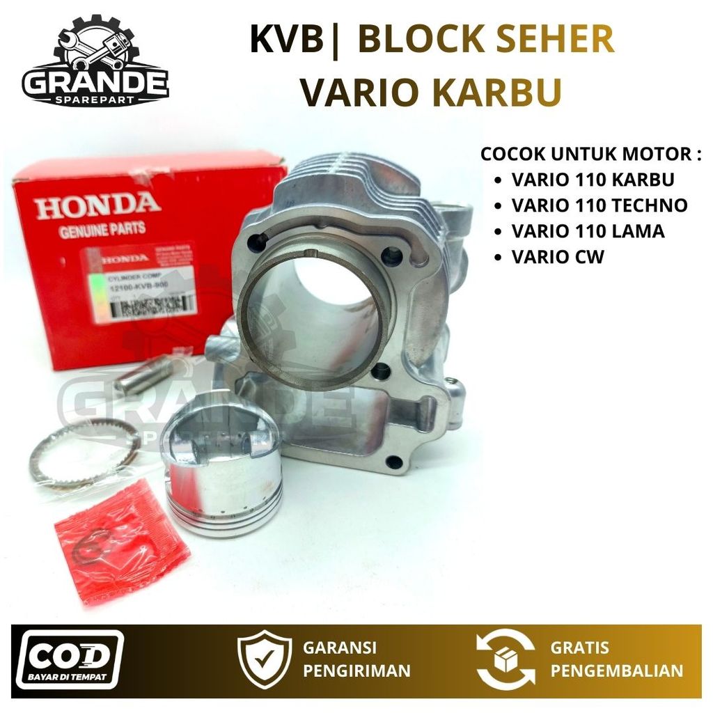 KVB BLOK SEHER VARIO 110 TECHNO / BLOCK SEHER VARIO 110 LAMA / PISTON VARIO 110 TECHNO MOTOR HONDA V