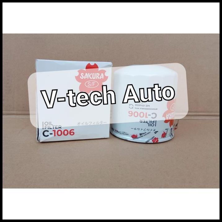 TERBARU FILTER OLI / OIL FILTER MITSUBISHI PS100 C-1006 C1006 SAKURA 