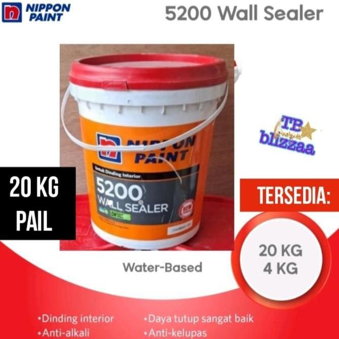 TERBARU - Nippon Paint Wall Sealer 5200 Pail 20kg Interior Nippon Paint 20kg