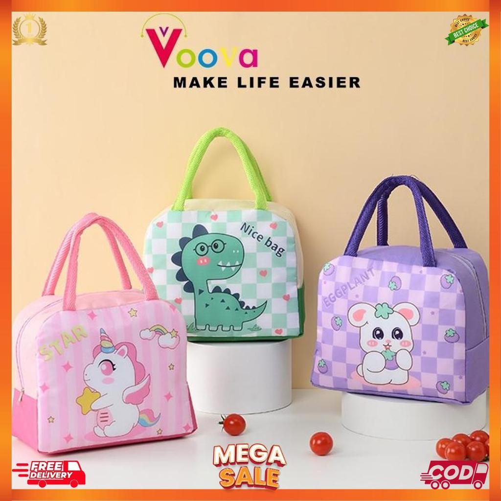 Terlaris Voova Lunch Bag/Reseller Welcome /Tas Bekal Anak Karakter Tahan Panas/Tas Bekal Sekolah