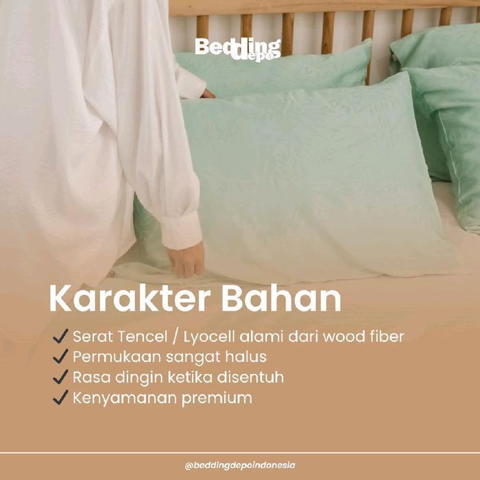 Bedding Depo - Sprei / Bedcover Sutra Tencel Polos