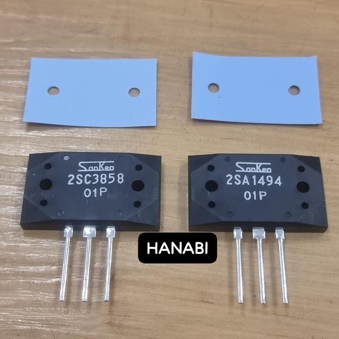 PROMO DISKON - ORI 01P ORI TRANSISTOR SANKEN 2SA1494 2SC3858 ORIGINAL 1494 3858 SA1494 SC3858 JAPAN 