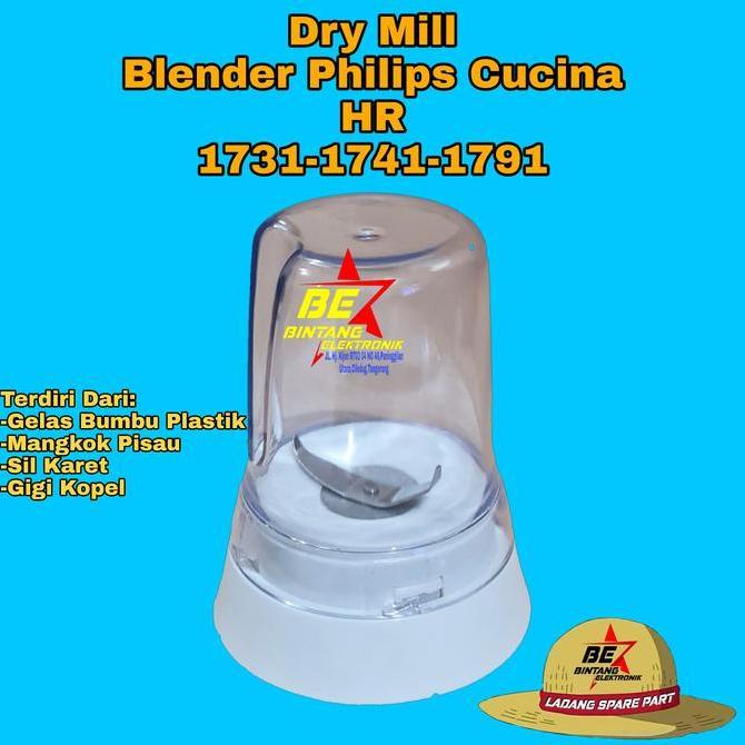 TERMURAH - GELAS BUMBU PHILIPS CUCINA HR1741 HR1791 HR1731