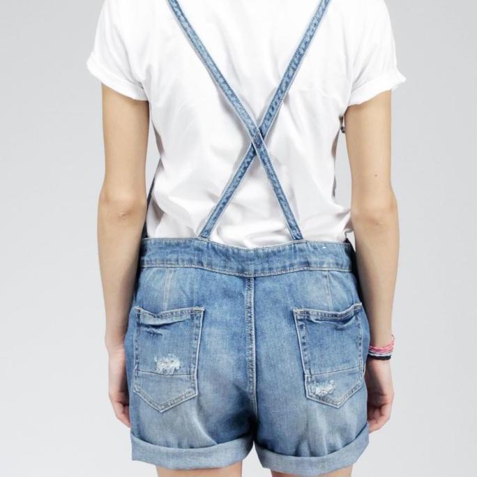 Ninety Degrees Short Overall A01 Series Light Blue 41A01D3LL (TERBAIK) (TERBARU) (TERMURAH)