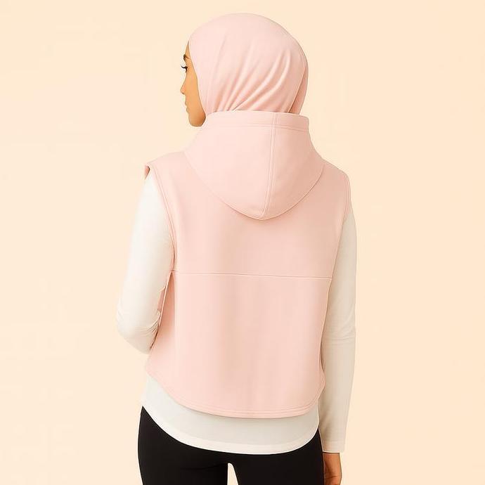 Rompi Olahraga Wanita Cx023 Baju Olahraga Muslim Hijab Freindly Pakaian Olahraga