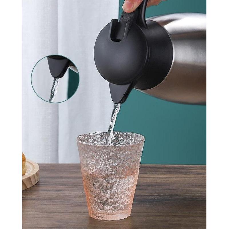 SHENAR TERMOS AIR STAINLESS STEEL 2 LITER TERMOR AIR PANAS & DINGIN 2 LITER KOPI TEH EUROPEAN VACUUM