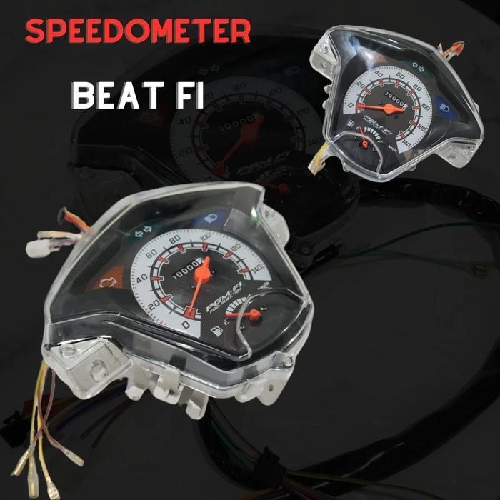 Speedometer Kilometer Beat Fi Injeksi 2012 2013 2014 Speedometer Kilometer Km Komplit Paddock  Motor