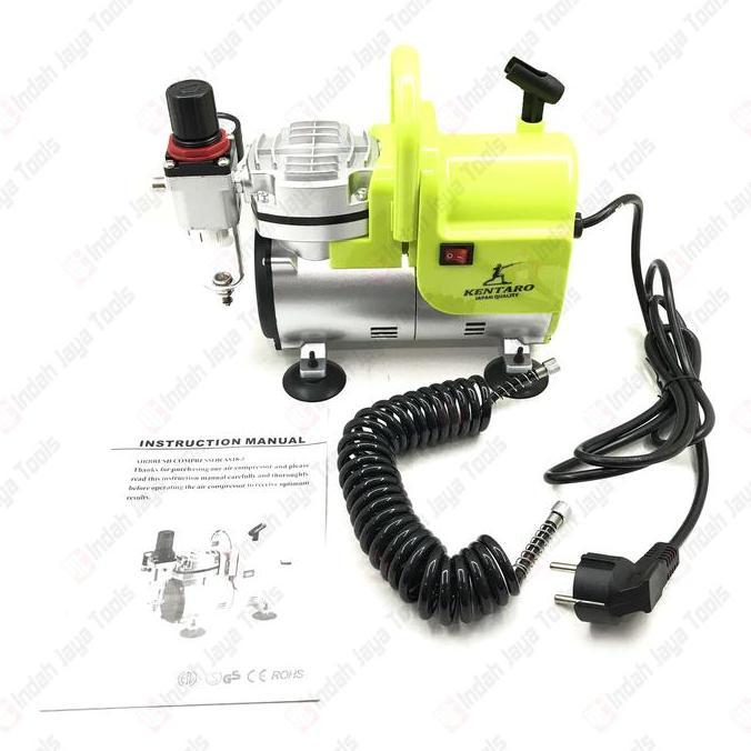 Promo Kentaro Mini Compressor Piston Type - Kompresor Mini Air Brush Cat