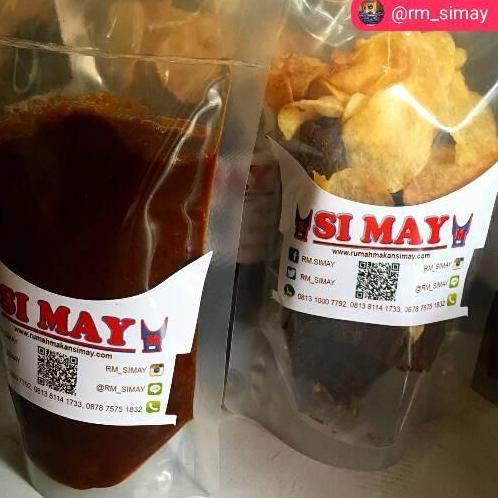 Dendeng kering balado ukuran 1/4kg GM