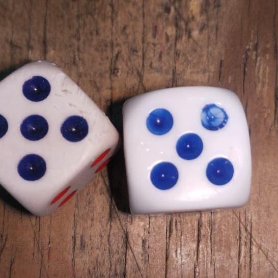 Sale 90% Dadu Ukuran Besar Mainan Monopoli Ular Tangga Ludo Dice Putih Bening 18mm 25mm (TERBAIK) (T