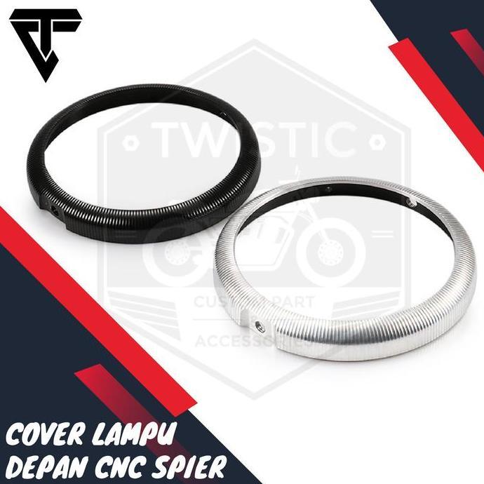 Bracket Breket Dudukan Ring Spier Cover Daymaker 7 Inch Motor Custom Terbaik
