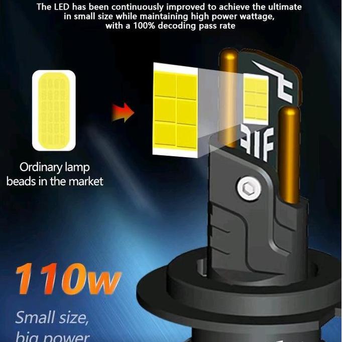 LAMPU LED MOBIL H4 OTTO T55 SERIES 55 WATT RESTOCK