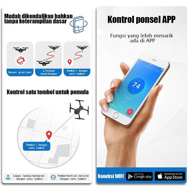 Drone Kamera Jarak Jauh Fotografi Udara Profesional Murah Dual Camera Drone Premium
