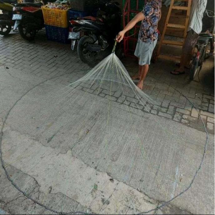 HARGA DISC - Jala serut sampling 2 meter panen udang parsial 3/4 inci siap pakai