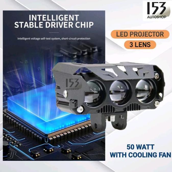 LED Projie Laser 3 Mata 2 Warna