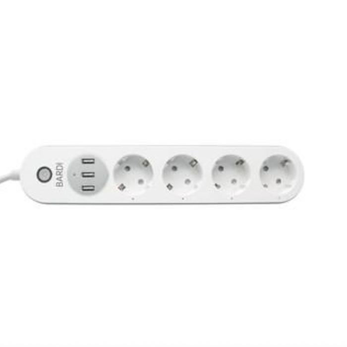 BARDI SMART POWER STRIP EXTENSION COLOKAN WIFI IOT SMART HOME Socket Usb