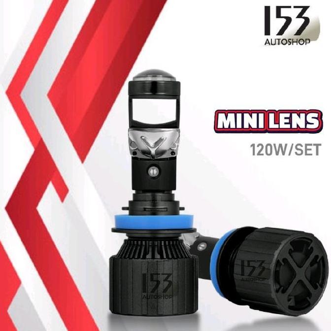 Bolamp LED Mini Lens Projie H11 HB3 120W