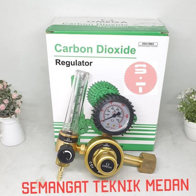 NEW CO2 REGULATOR CARBON DIOXIDE UNTUK TABUNG GAS CARBON DIOXIDE CO2 OMEGA