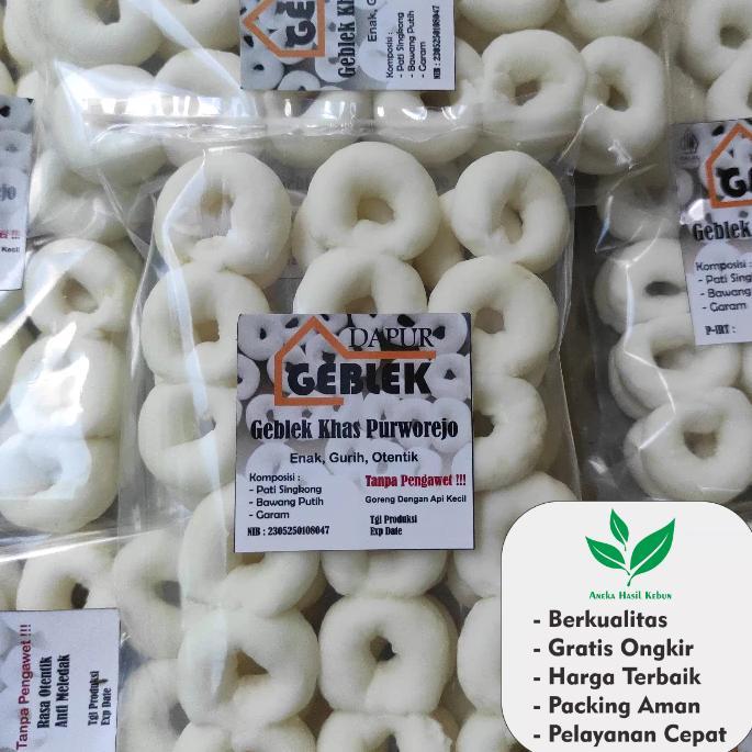 Geblek Pati Mentah 1 Kg Asli Khas Purworejo / Kulon Progo Tanpa Pengawet By Dapur Geblek
