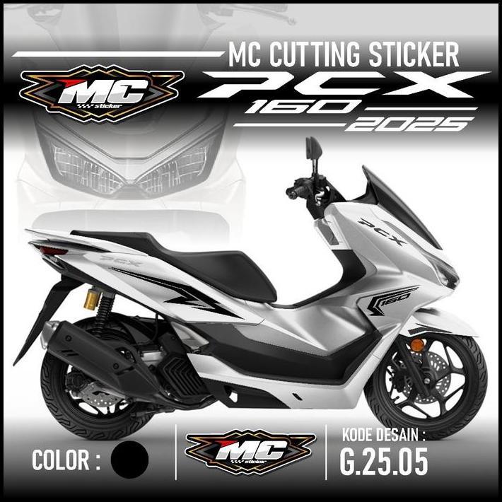 DISKON (PREMIUM) CUTTING STICKER STRIPING PCX 160 NEW 2025 - AKSESORIS MOTOR STIKER HONDA PCX 160 20