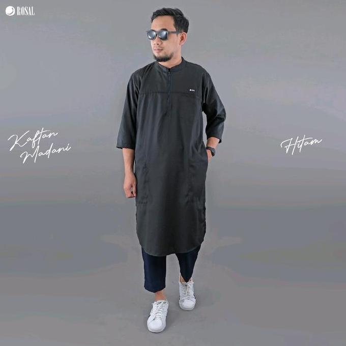 PREMIUM Baju Koko Pria - Kurta pakistan India - Gamis panjang pria - kaftan madani ROSAL PREMIUM