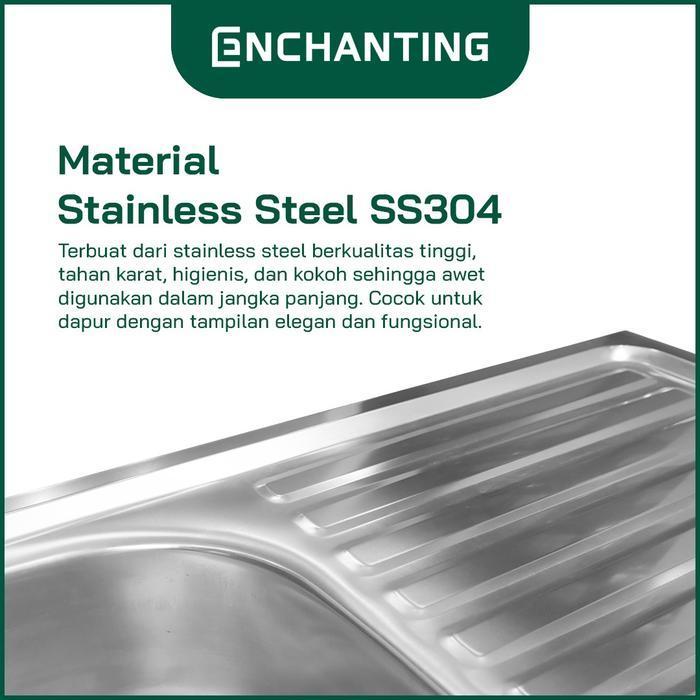 Kitchen Sink Dapur / Bak Cuci Piring Europe Enchanting E1059