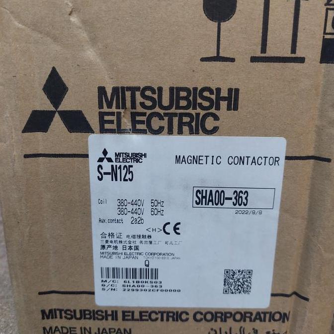 BEBAS ONGKIR - kontaktor SN-125 S-N125 MITSUBISHI 380V 380-440V ORIGINAL