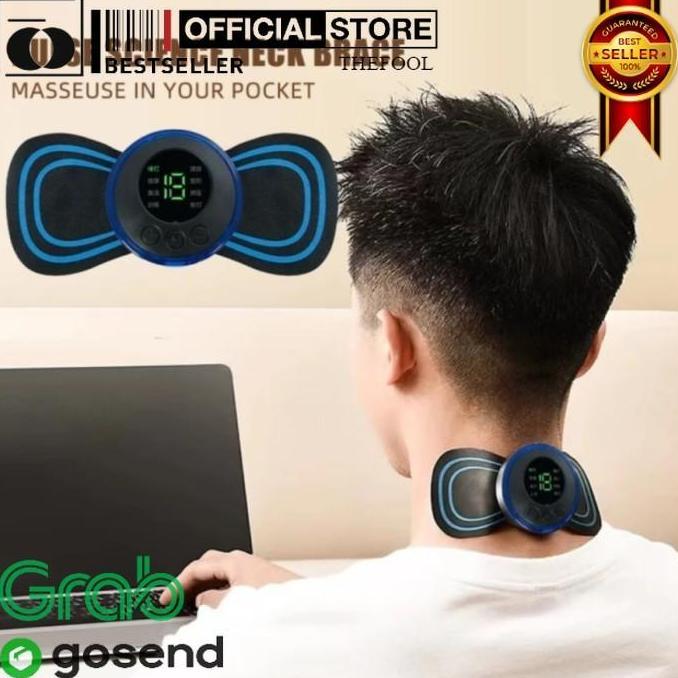 BOTANICAL YOVIP Alat Pijat Mini Portable EMS Leher Neck Cervical Massager TFID