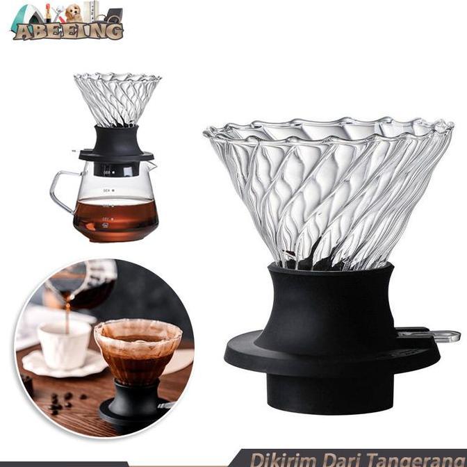 NIKIFOROV Immersion Dripper Switch V60 Immersion Dripper Glass Clever Drip Kopi
