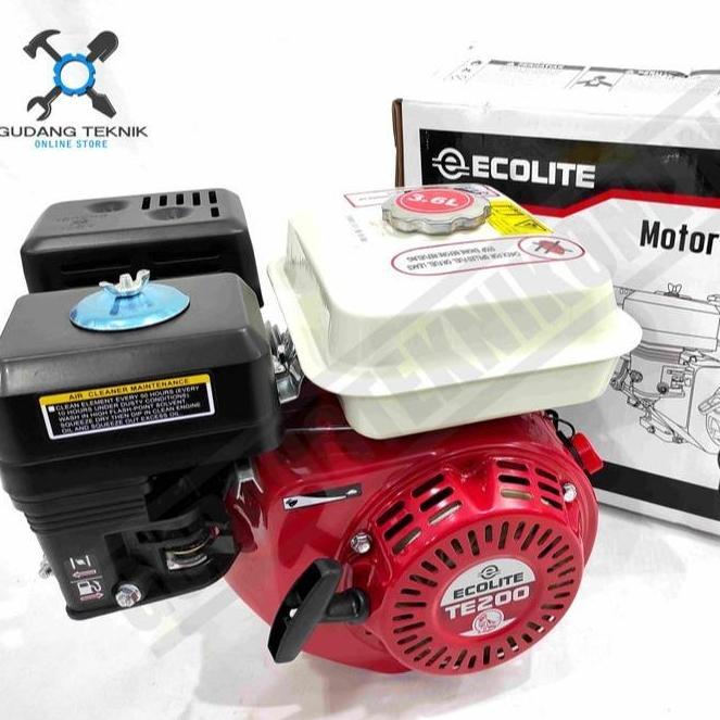 REZORHA Engine ECOLITE TE160 TE200 5.5 6.6 HP / Mesin Penggerak Serba Guna  - Engine Gasoline Bensin