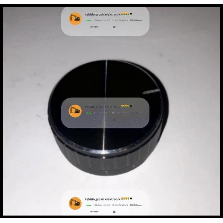 DISKON KNOP POTENSIO 40MM KNOP POTENSIO ALMUNIUM BESAR 40 MM