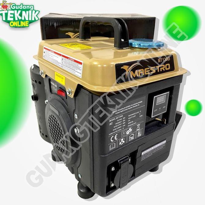 DHEALOKA Genset Listrik 650Watt MT1300I MAESTRO 2 Tak / Portabler Generator Genset 2Tak 650 Watt MT-