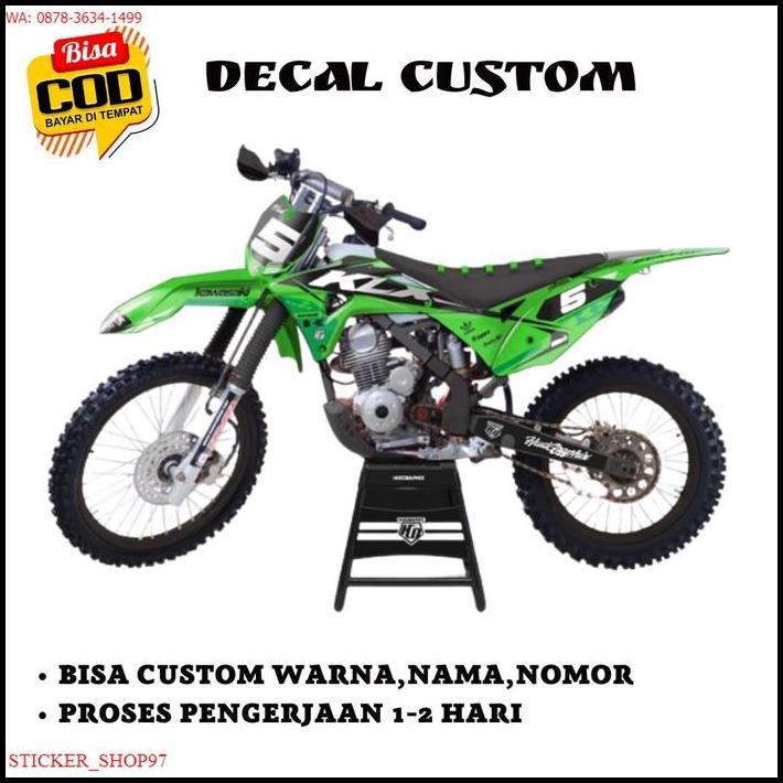 BEST DEAL PREMIUM DECAL BODY GORDON HIJAU  STIKER KLX FULL BODY 