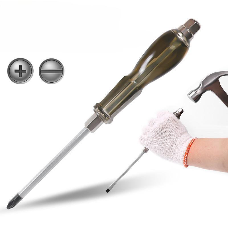 Obeng Ketok Set 6 Pcs Screwdriver Obeng Set Plus Minus