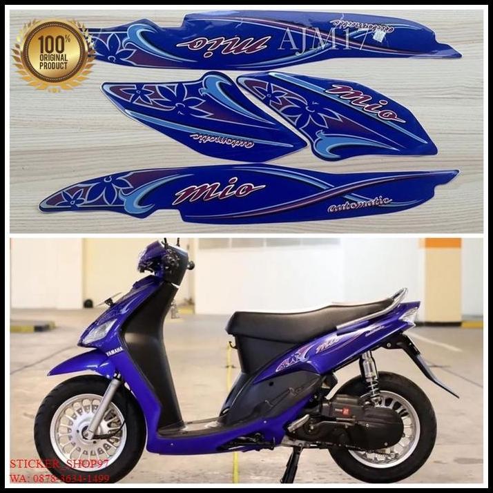 TERBARU (ORI)  STRIPING MIO SPORTY 2004 BIRU KUALITAS ORIGINAL 