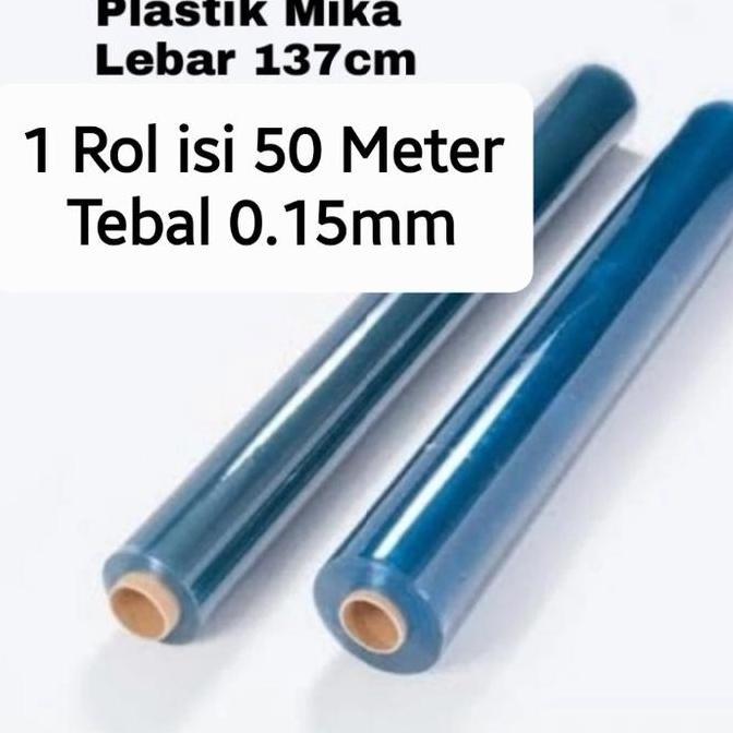 /////] Plastik Mika 0,15mm Lebar 137cm / Plastik mika 0.15mm Rol