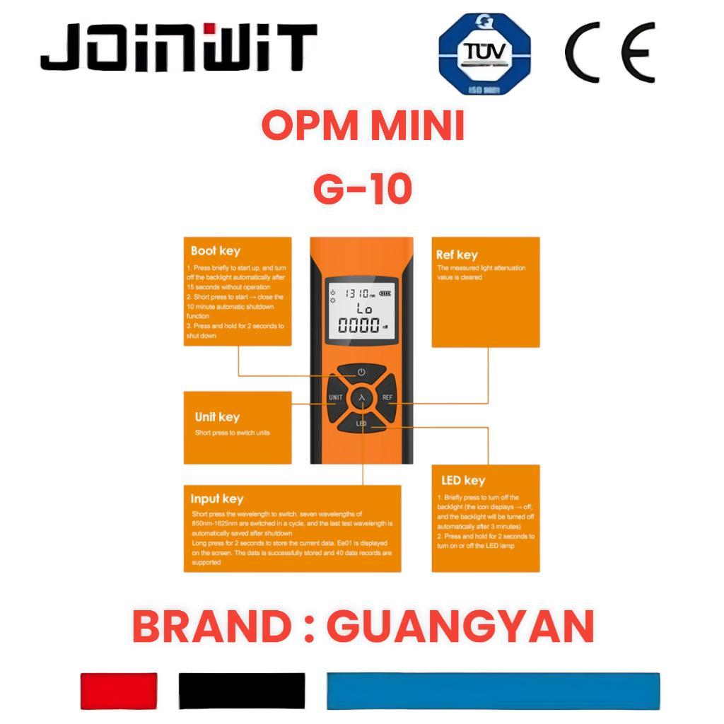 Optical Power Meter Gio Guangyan Opm G10 Power Meter Fiber Optic Fo
