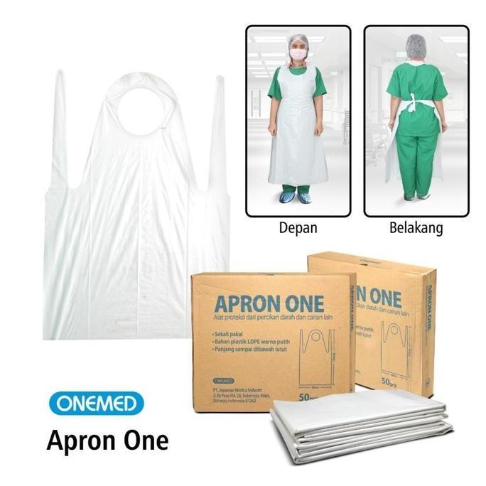 apron onemed / disposable apron / apron plastik / celemek plastik